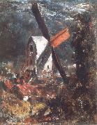 John Constable A windmill near Brighton oil painting artist